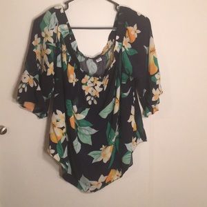 Off the shoulders top